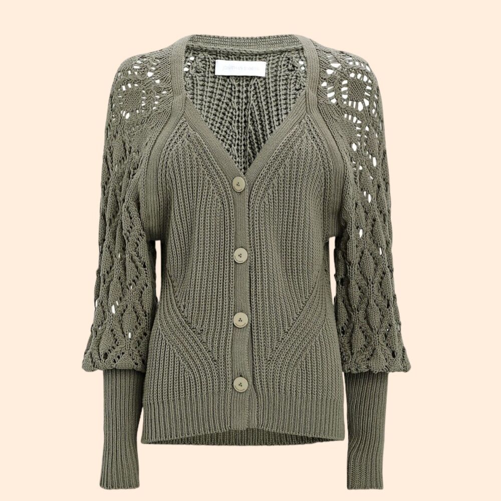 Jonathan Simkhai Rib Knit Cardigan
